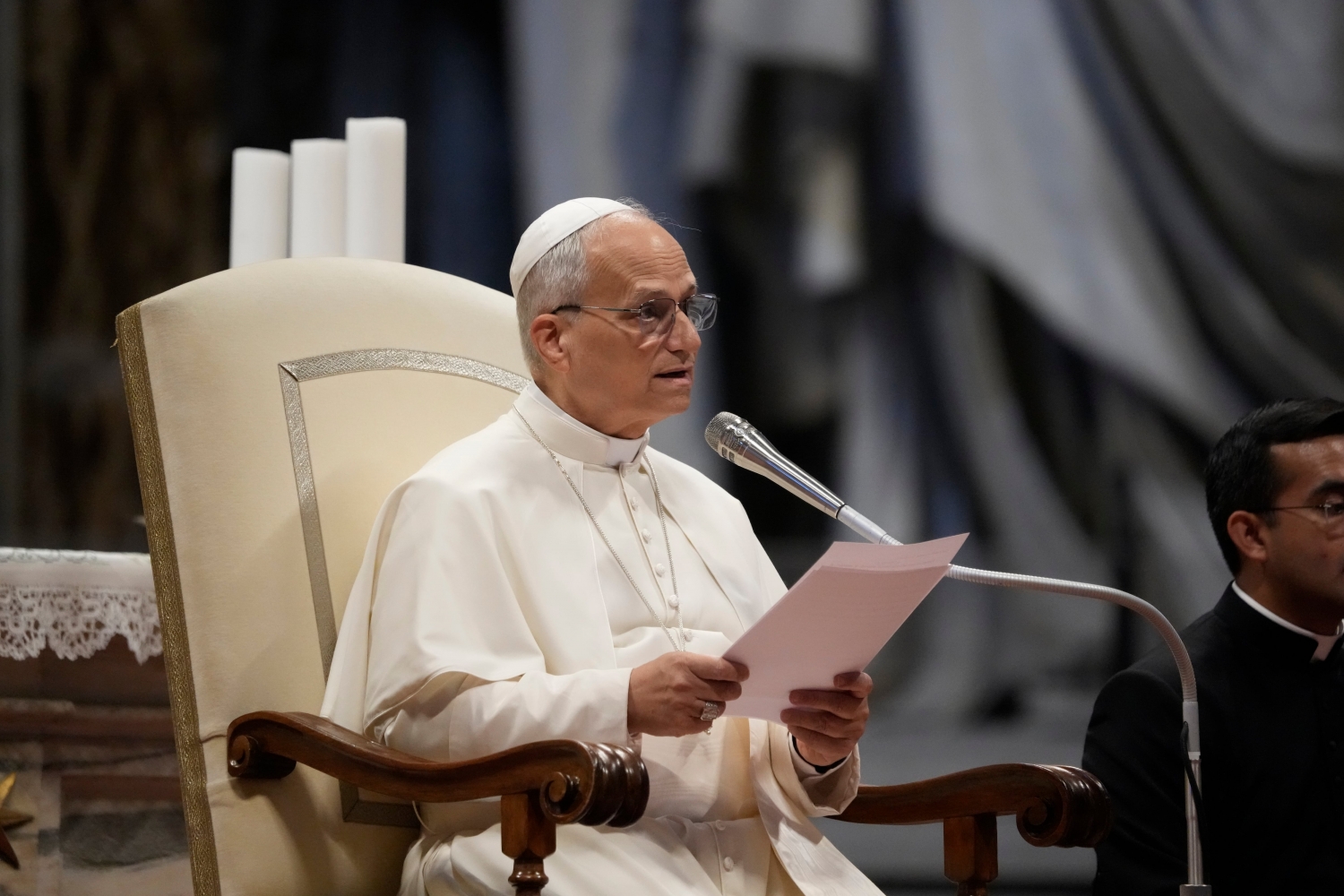 In first interview, Pope Leo XIV takes on billionaires, polarization and war