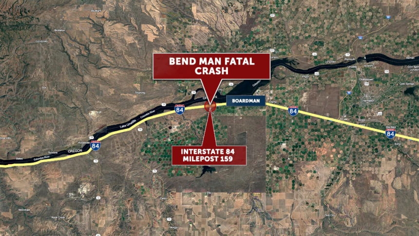 Bend man killed in semi-car crash on I-84 onramp in Northeast Oregon