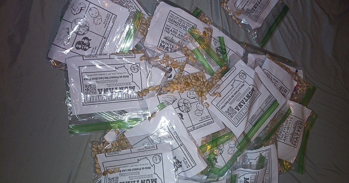 Literature promoting hate group distributed in Evergreen neighborhood