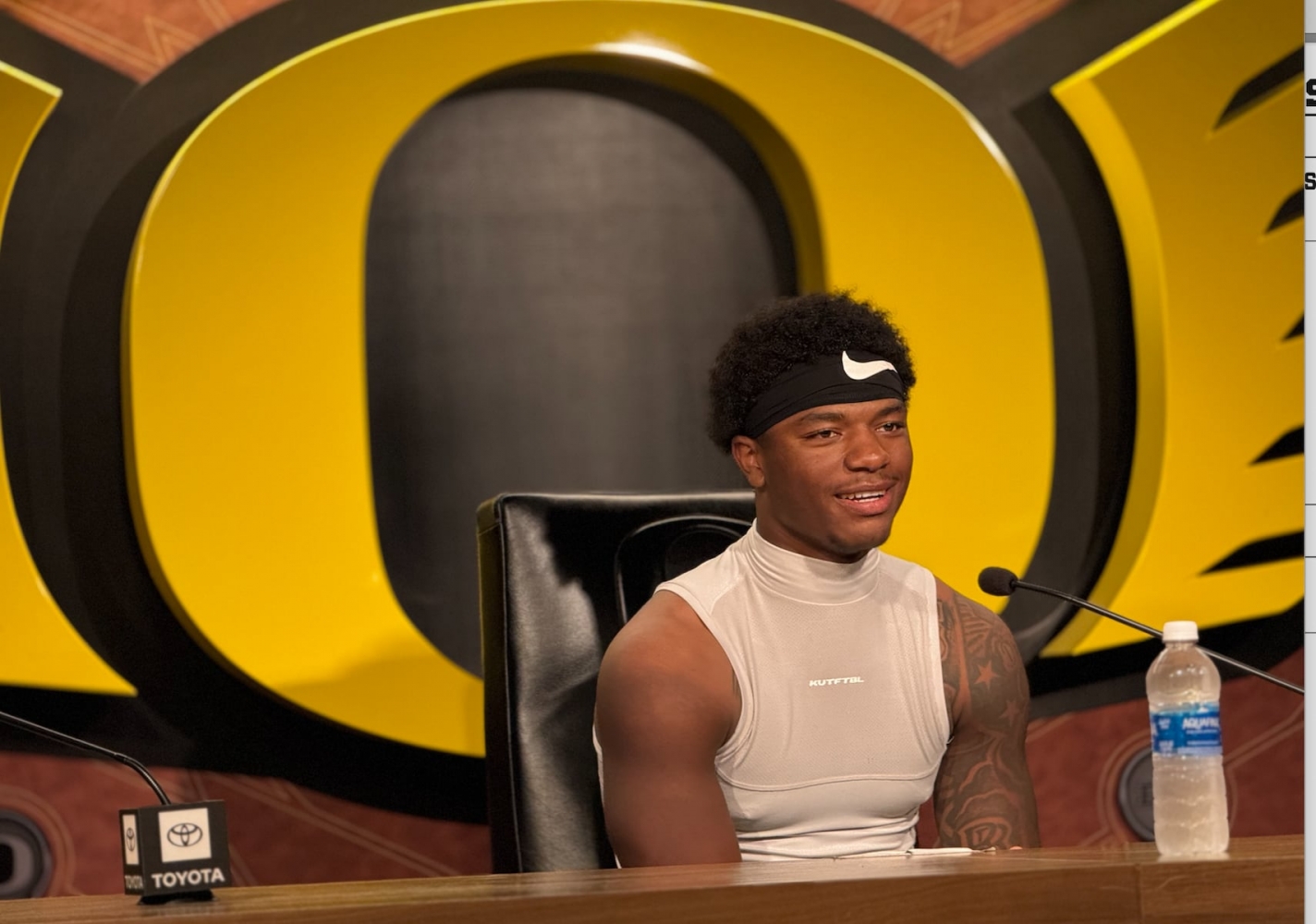 Oregon linebacker Jerry Mixon had some choice words for Oregon State