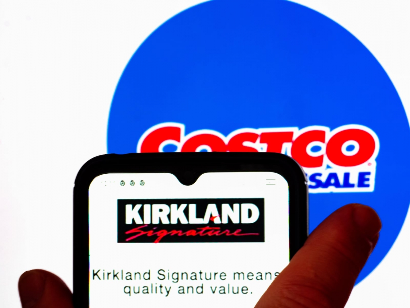 Kirkland, Nike collab on sneakers that look like a Costco sweatshirt