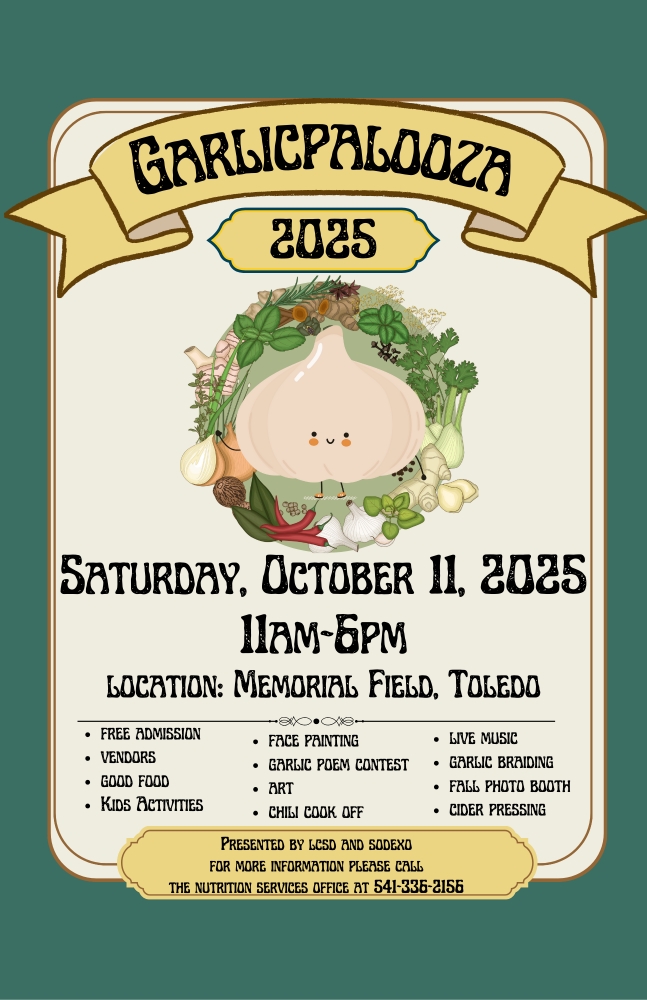 Join us for the inaugural GarlicPalooza, presented by LCSD & Sodexo