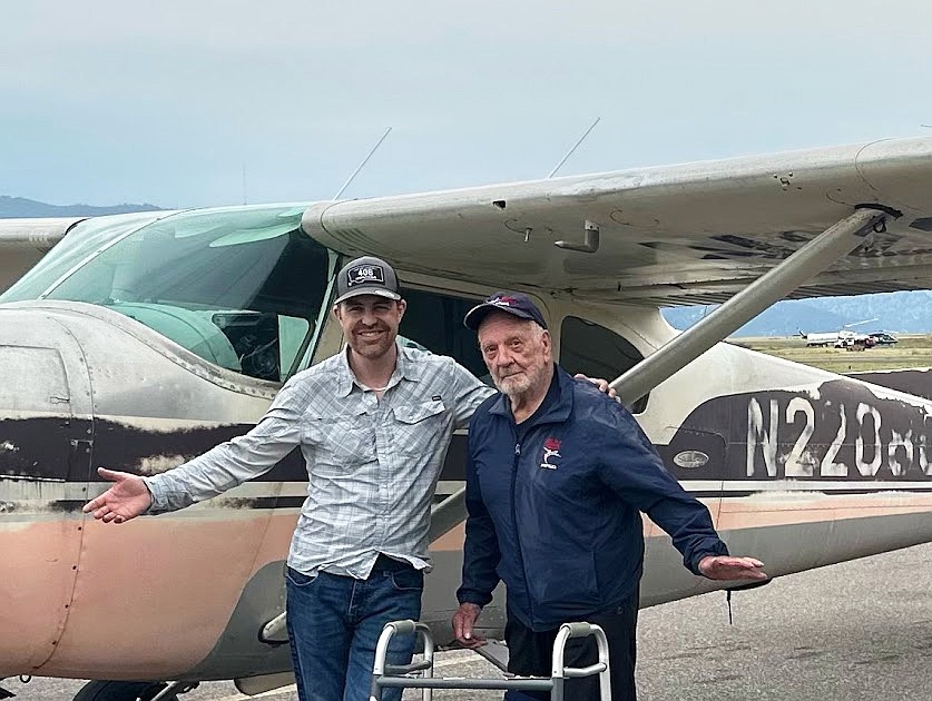 Pilot takes grandfather on dream flight
