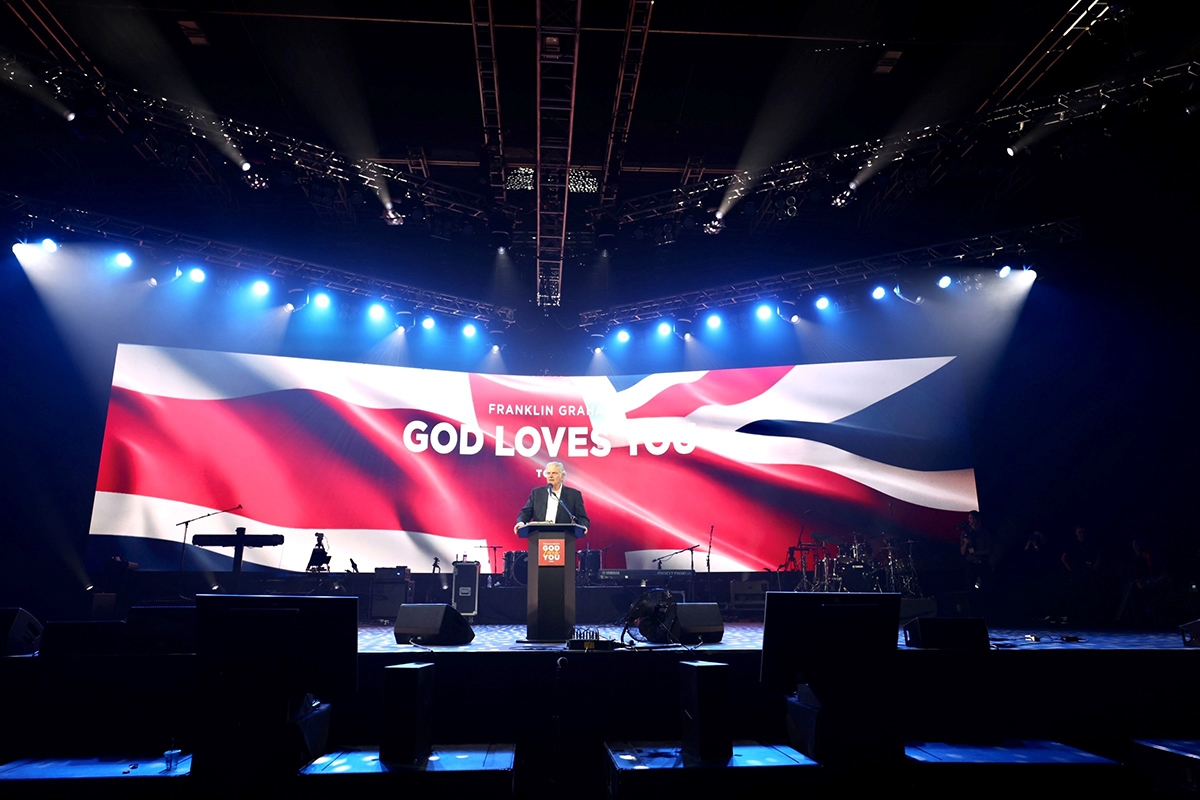 Franklin Graham returning to the UK for 'God Loves You Tour'