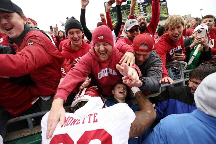Unbeaten Indiana at No. 3 after road victory in Oregon