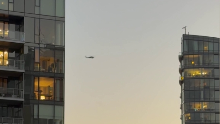 'No patients impacted' by lasers aimed at helicopters circling over Portland ICE facility, OHSU says