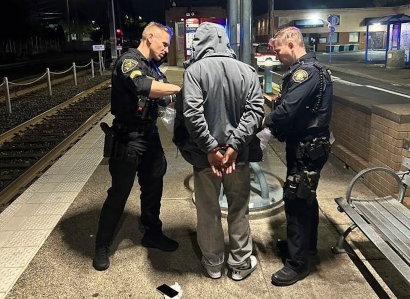 Police arrest 28, zeroing in on bus stops, MAX platforms in 1-day NE Portland operation