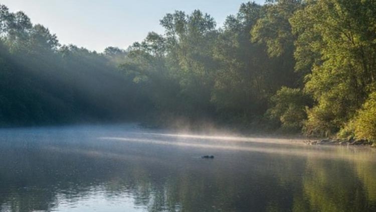 Human skull from 2300 B.C. found on an Indiana riverbank