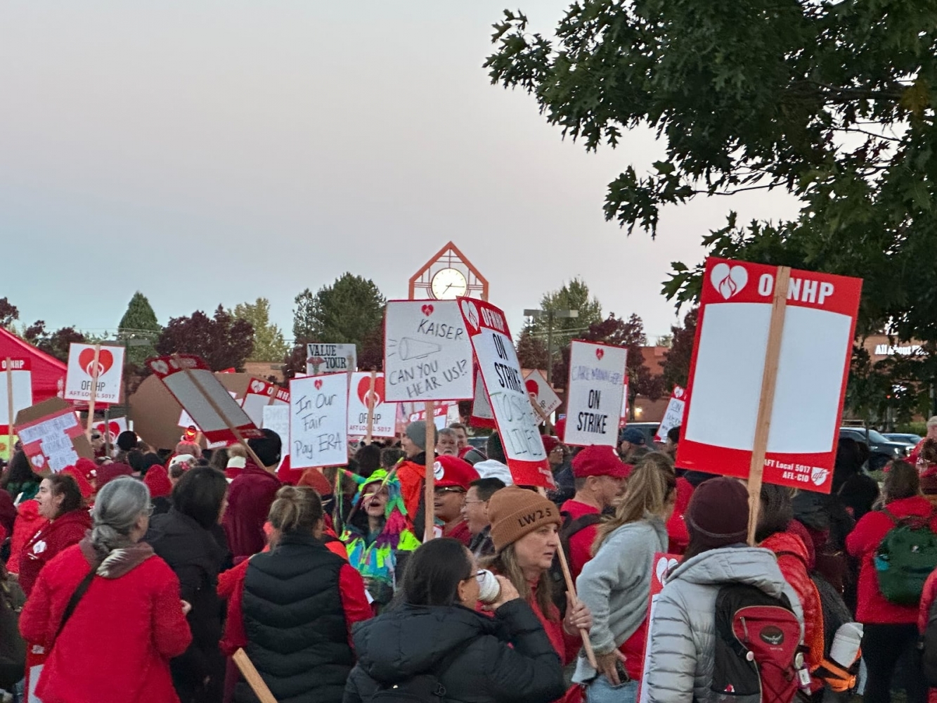 4,000 Kaiser Permanente workers in Oregon, SW Washington walk off the job