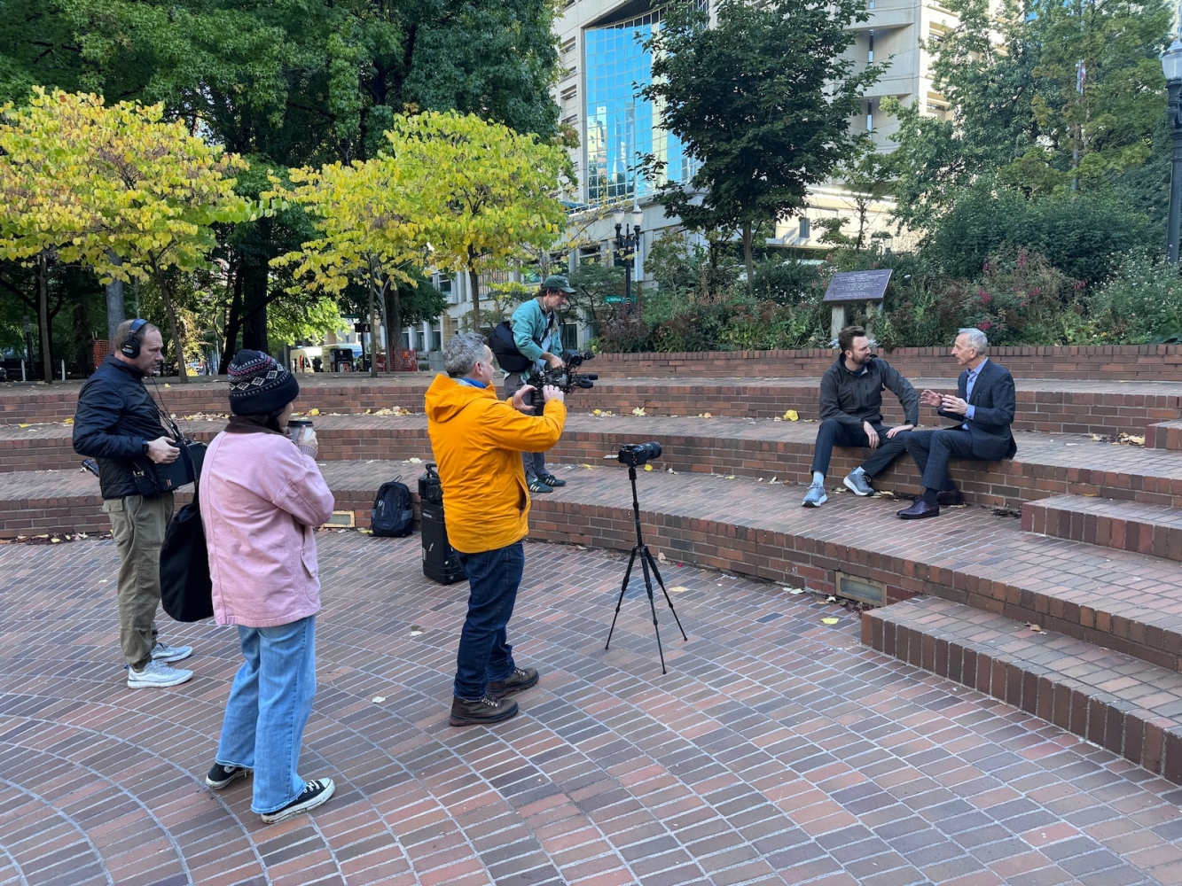 ‘Daily Show’ star interviews Portland mayor