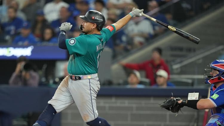 Mariners take 2-0 ALCS lead, beat Blue Jays 10-3 as Rodríguez, Polanco and Naylor homer