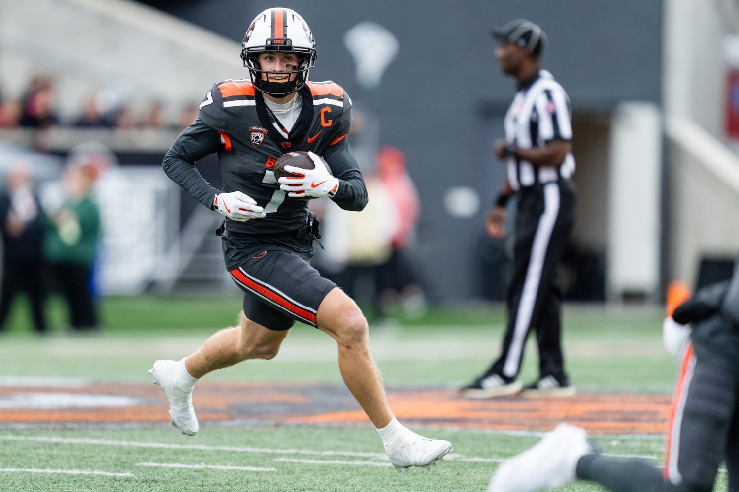 Star wideout Trent Walker laments Oregon State coach’s firing: ‘I’m pretty pissed about it’
