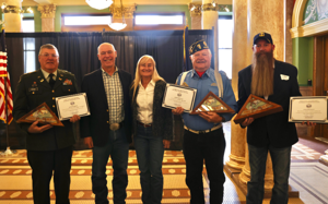 Governor Gianforte honors Montana veterans in Helena with 2024 commendation