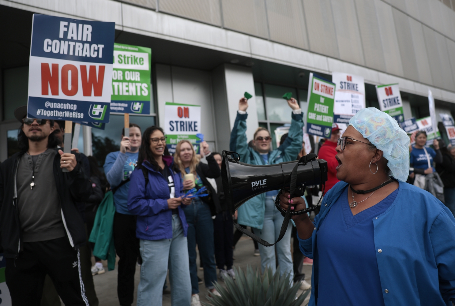 Tens of thousands of Kaiser Permanente healthcare workers launch five-day strike