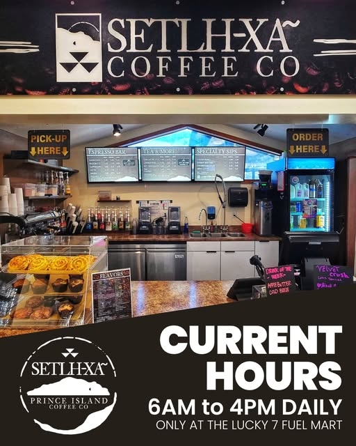 Tolowa Dee-ni' NationNeed an energy boost? Setlh-xa~ Coffee is open from 6am to 4pm daily, serving up your favorite coff...