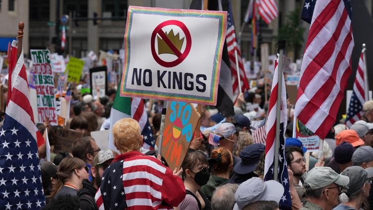 When was the last 'No Kings Day' protest? Here's what to know as organizers gear up for second protest