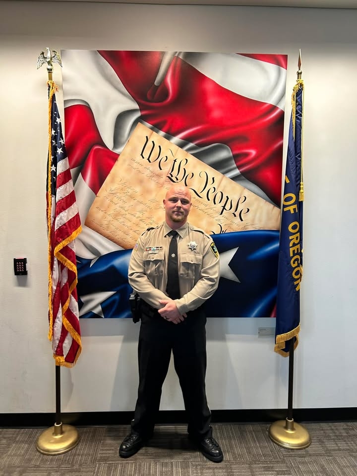 ACADEMY GRADUATE  
  
Please welcome Deputy Jimmy Lay, who today graduated the Patrol Academy, class BP453. Dep Lay has been with the Coos Countt Sheriff’s Office as a corrections deputy for 10 years, and will soon be serving the community as part of the Criminal Division.    
  
Welcome, Deputy Lay!