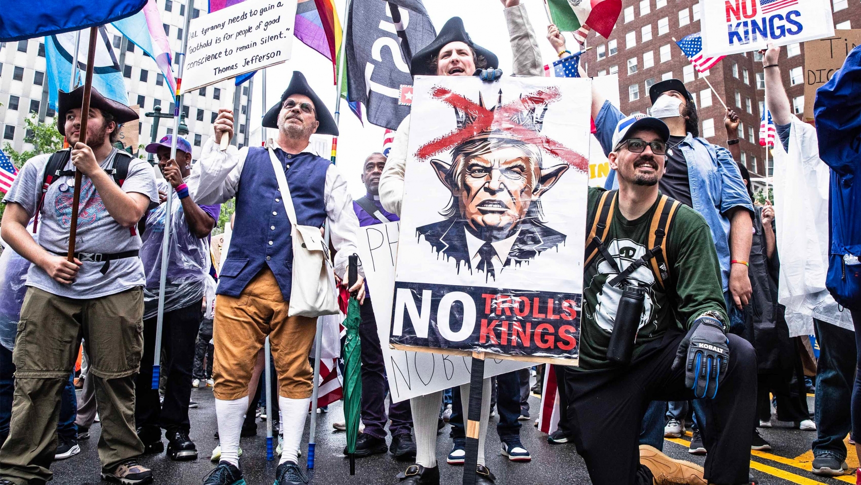 'No Kings' protest organizers aim to break these crowd records