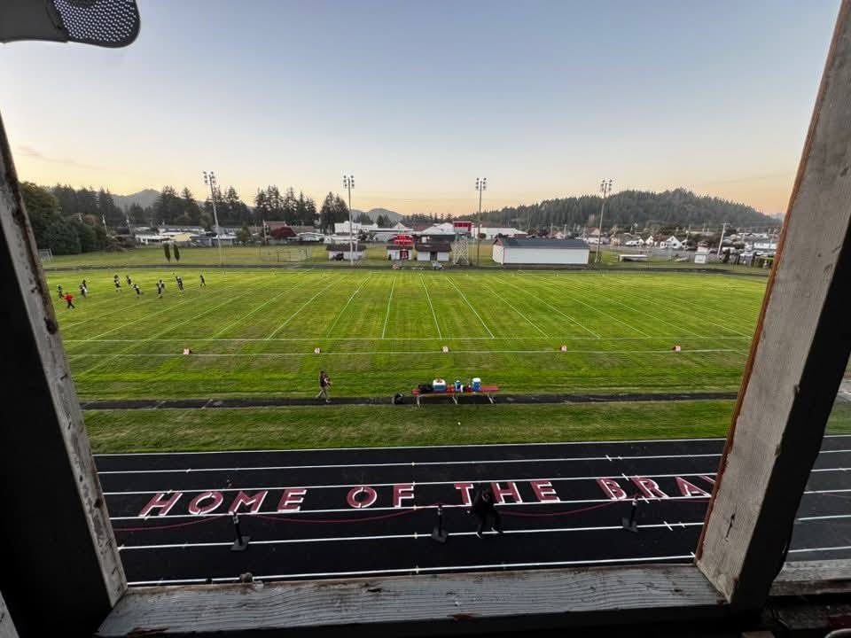 Homecoming night at Ruppe field. Thank you so much to Jay Nilles for announcing the game tonight and thank you Dan Drenn...