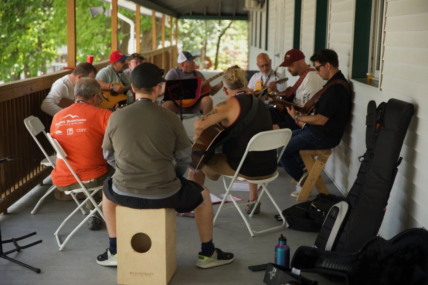 A Washington man started a nationwide guitar group for men dealing with cancer. Here’s their story