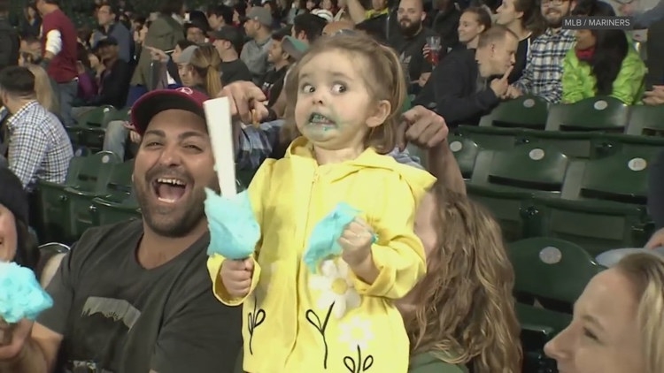'Cotton candy girl' keeping Mariners spirit alive nearly 10 years after viral video