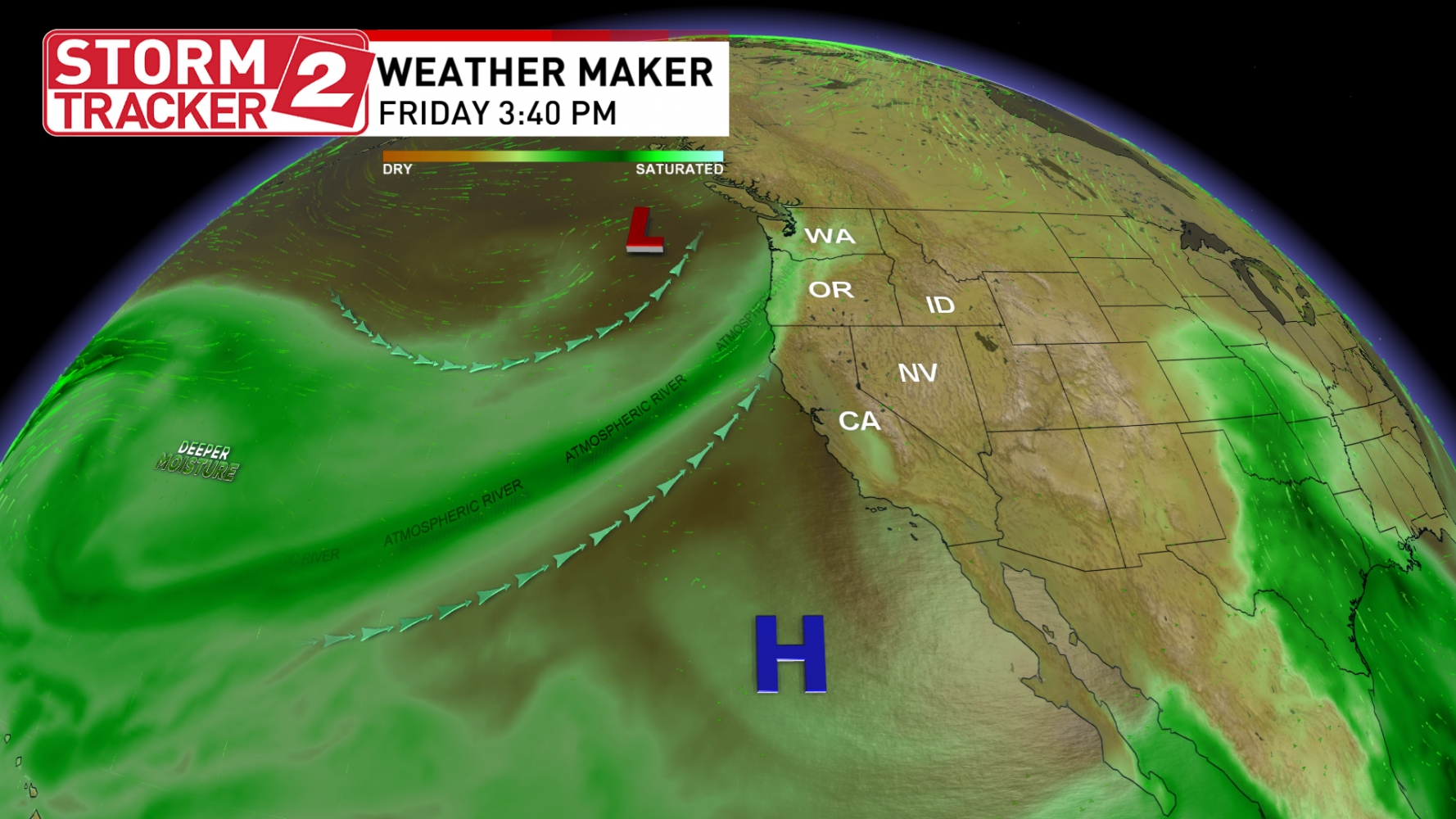 Gusty winds and heavy rain to hit Oregon and Washington as atmospheric river approaches